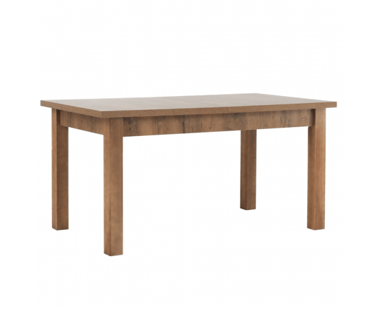 KONDELA Jedálenský stôl, rozkladací, dub lefkas tmavý, 160-203x90 cm, MONTANA STW KONDELA Jedálenský stôl, rozkladací, dub lefkas tmavý, 160-203x90 cm, MONTANA STW