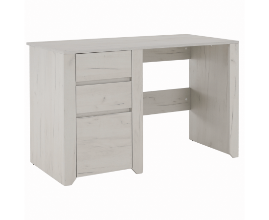 KONDELA PC stôl typ 80, biela craft, ANGEL