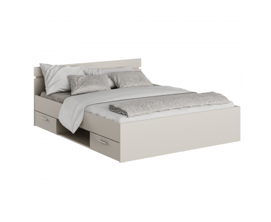 KONDELA Posteľ, 160x200, kašmír, MICHIGAN NEW