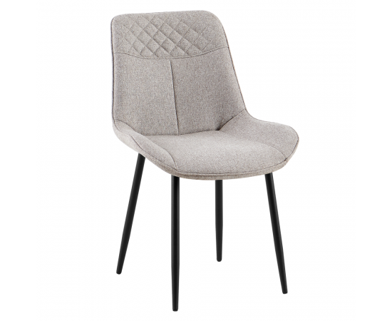 KONDELA Jedálenská stolička, béžová/čierna, ALIA