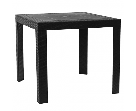 KONDELA Záhradný stôl, antracit, KINGY NEW KONDELA Záhradný stôl, antracit, KINGY NEW