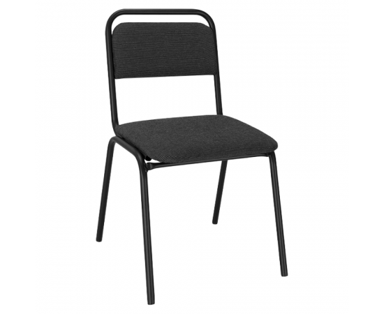 KONDELA Zasadacia stolička, stohovateľná, sivá, VISITOR KONDELA Zasadacia stolička, stohovateľná, sivá, VISITOR