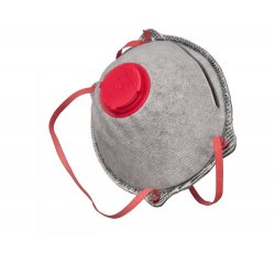 Respirátory FFP3 3ks, s výdychovým ventilom a aktívnym uhlíkovým filtrom, tvarované