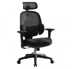 KONDELA Kancelárske kreslo, čierna, ABRAMO