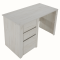 KONDELA PC stôl typ 80, biela craft, ANGEL