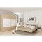 KONDELA Manželská posteľ, dub sonoma/biela, 160x200, GABRIELA