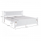 KONDELA Posteľ s roštom, borovicové drevo/biela, 180x200, LUCAS NEW