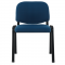 KONDELA Kancelárska stolička, tmavomodrá, ISO ECO