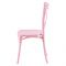 KONDELA Stohovateľná stolička, ružová, SAVITA