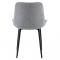 KONDELA Jedálenská stolička, svetlosivá/čierna, ZAJRA