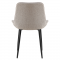 KONDELA Jedálenská stolička, béžová/čierna, ALIA