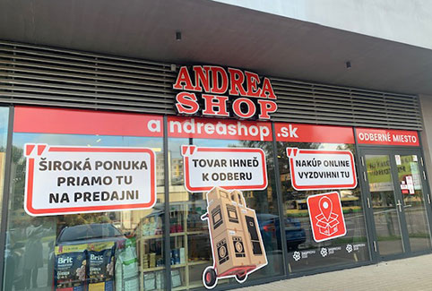 Internetová predajna Rusovská cesta - Andreashop