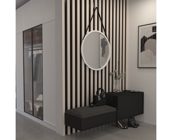 ELTAP GraceKolozrkadlo na pásiku 60cm biały ELTAP GraceKolozrkadlo na pásiku 60cm biały