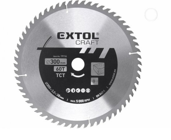 Kotúč pílový s SK plátkami, 300x2,0x30mm, 60z
