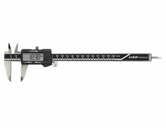 Meradlo posuvné digitálne, 200mm, rozlíšenie 0,01mm, presnosť 0,04mm