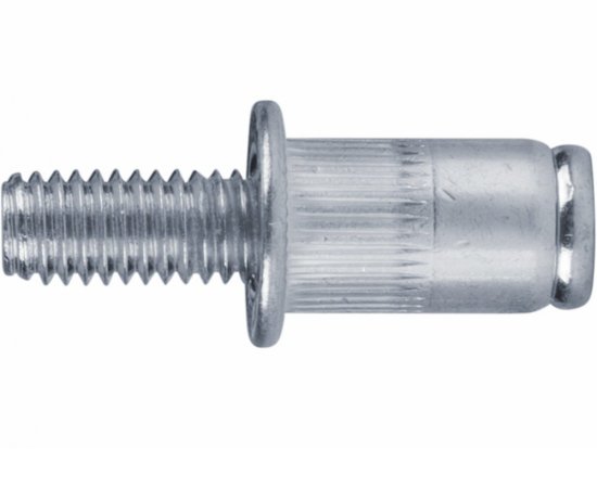 Skrutky nitovacie pozinkované, M6x12mm, 25ks