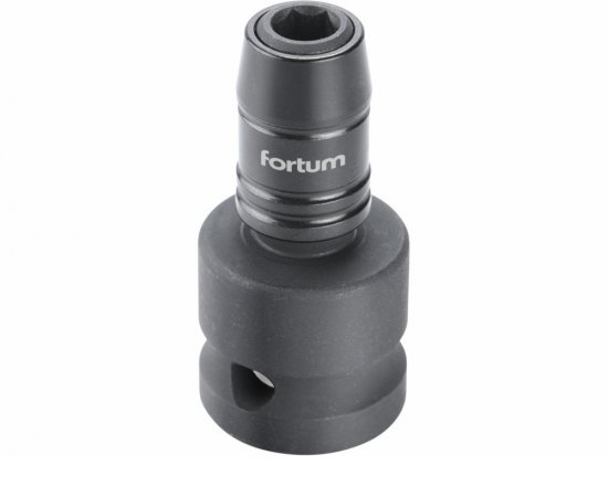 Adaptér rázový na bit, 1/2&quot; 4-hran na 1/4&quot; 6-hran so zámkom