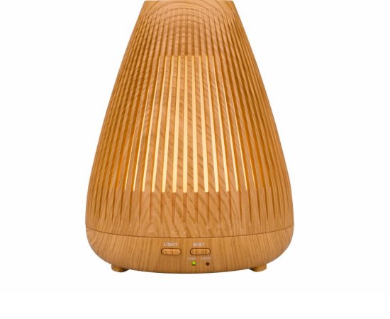 Aróma difuzér BEAM, svetlé drevo, 80ml, 7 farieb, 9W, Ø11,4x15cm