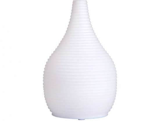 Aróma difuzér SNOWY, mliečne sklo, 90ml, 7 farieb, 5W, Ø12,2x19,6cm