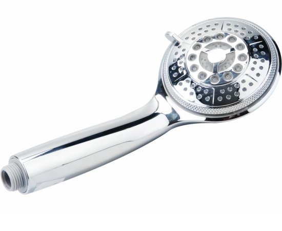 Hlavica sprchová s LED, 5-funkčná, priemer hlavice 100mm