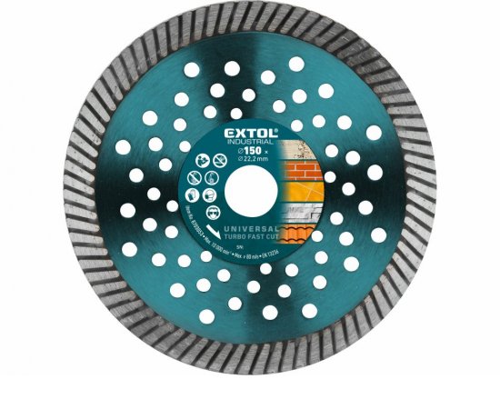 Kotúč rezný diamantový Turbo Fast Cut, 150mm