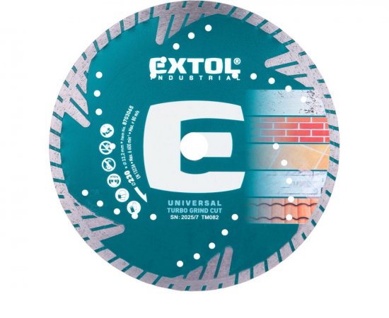 Kotúč rezný diamantový Turbo Grind Cut, 230x2,6mm, suché a mokré rezanie