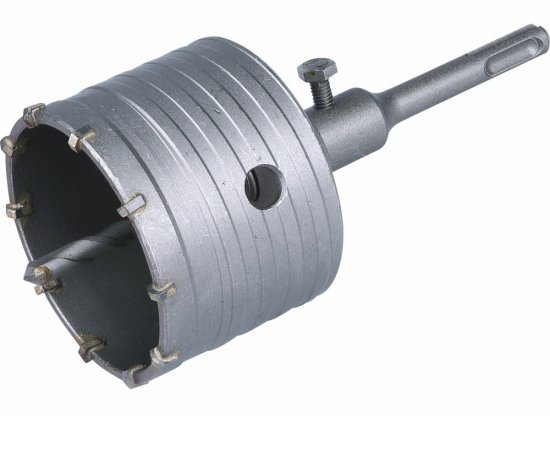 Vrták korunkový Ø79mm, SDS-plus, s SK plátkami