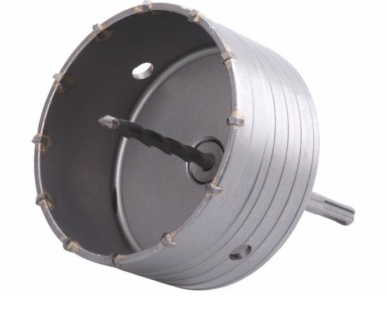 Vrták korunkový Ø115mm, SDS-plus, s SK plátkami