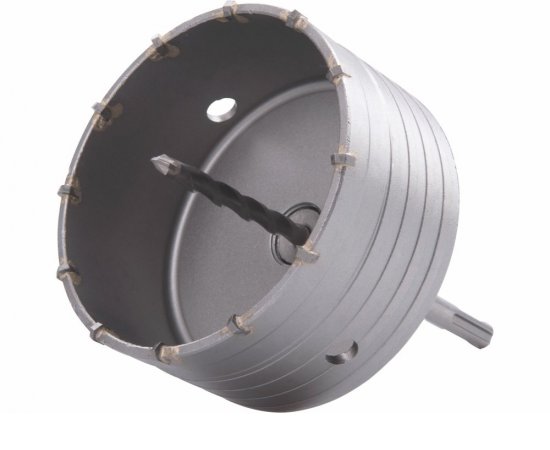 Vrták korunkový 125mm, SDS-plus, s SK plátkami