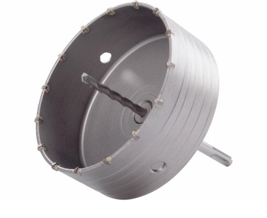 Vrták korunkový Ø150mm, SDS-plus, s SK plátkami