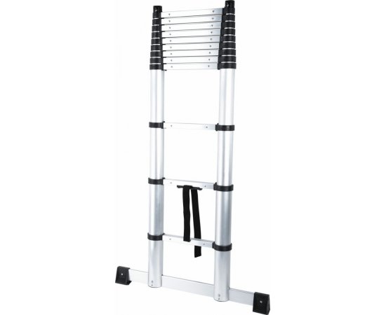 Rebrík teleskopický hliníkový 3,8m, max. 150kg, 12 stupienkov
