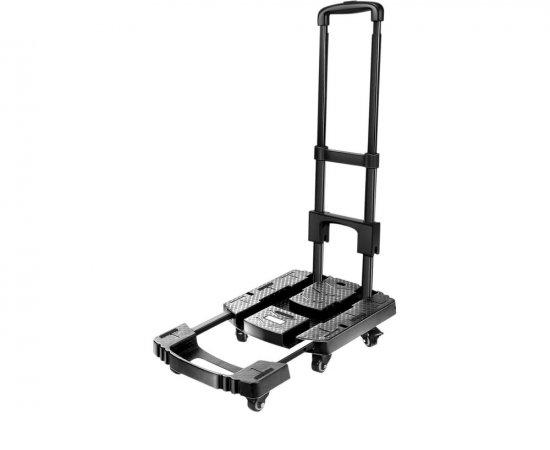 Vozík skladací plošinový, nosnosť 200kg, max. ložná plocha 60x32cm, 6 koliesok Vozík skladací plošinový, nosnosť 200kg, max. ložná plocha 60x32cm, 6 koliesok