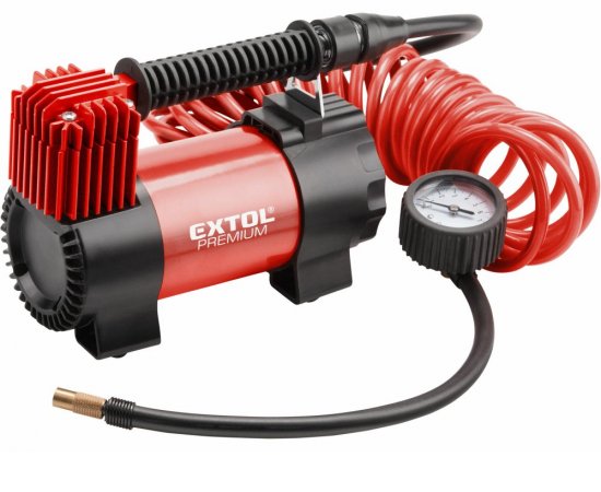 Kompresor do auta, 12V, 6,9bar, 3m hadica s tlakomerom