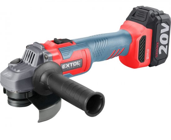 Brúska uhlová aku Share20V, 1x 4Ah, 125mm, bezuhlíkový motor