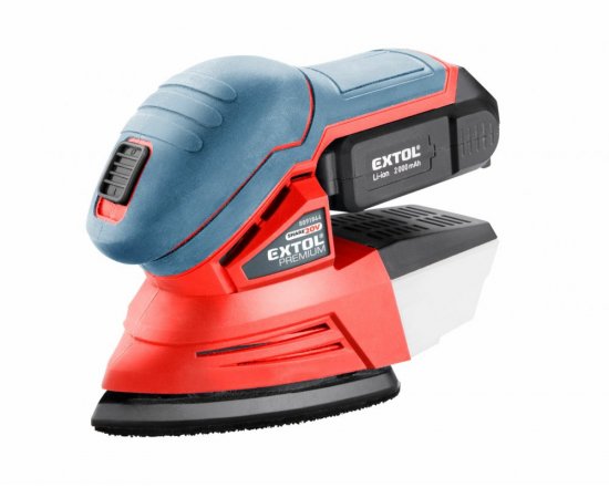 Brúska deltová vibračná aku Share20V, 1x 2Ah, základňa 135×95mm