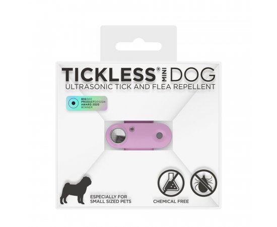 TICKLESS MINI DOG DOBIJATELNY ULTRAZVUKOVY ODPUDZOVAC KLIESTOV A BLCH PRE PSOV - ORGAN PURPLE