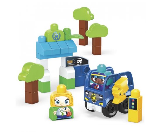 MATTEL MEGA BLOKS ZELENE MESTO AUTOBUS NABI A CHOD /25HDX90/