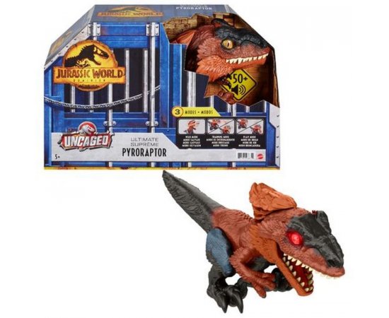 MATTEL JURASSIC WORLD OHNIVY DINOSAURUS S REALNYMI ZVUKMI /25GWD70/