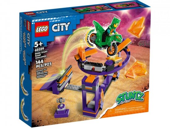 LEGO CITY KASKADERSKA VYZVA S RAMPOU A OBRUCOU /60359/