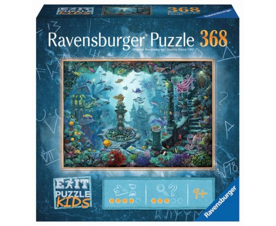 RAVENSBURGER EXIT KIDS PUZZLE POTOPENA ATLANTIDA 368 DIELIKOV /2413394/