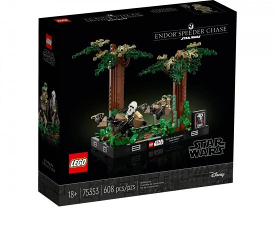 LEGO STAR WARS NAHANACKA SPIDROV NA PLANETE ENDOR - DIORAMA /75353/