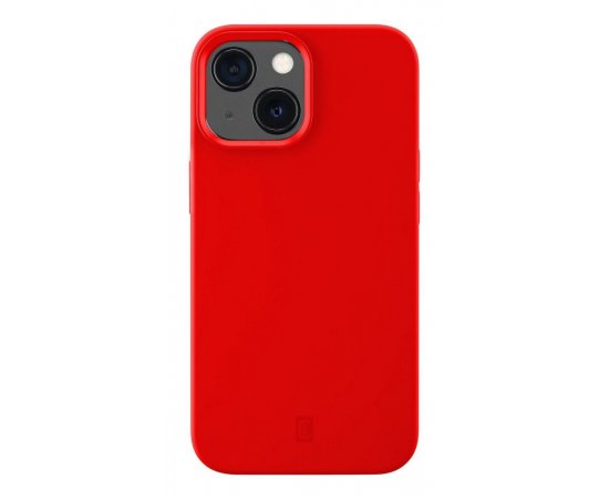 CELLULARLINE SENSATIONIPH13R PRE APPLE IPHONE 13 OCHRANNY SILIKONOVY KRYT SENSATION, CERVENY