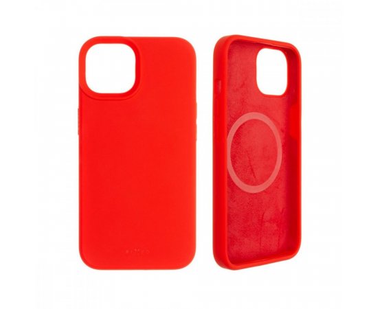 FIXED FIXFLM-928-RD PRE APPLE IPHONE 14 ZADNY KRYT MAGFLOW S PODPOROU MAGSAFE, CERVENY