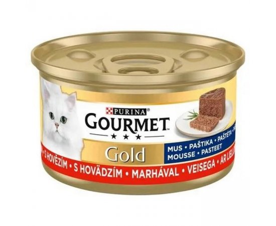 PURINA GOURMET GOLD PASTETA HOVADZIA 85G