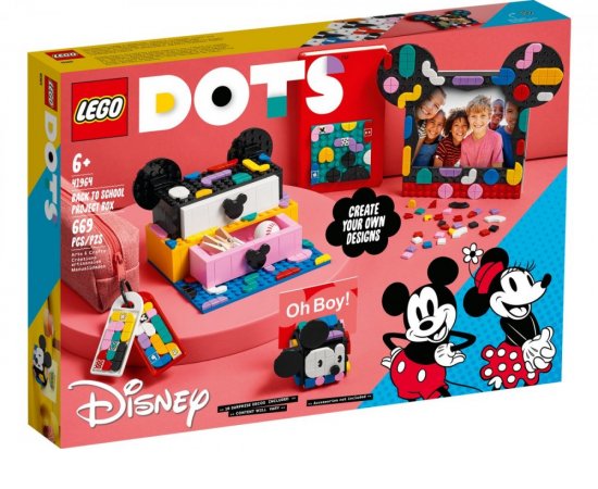 LEGO DOTS SKOLSKY BOXIK MYSIAK MICKEY A MYSKA MINNIE /41964/