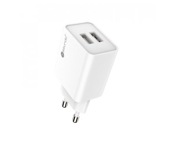 STURDO NSI-0086-STU-2XUSB SIETOVA NABIJACKA 2,1A 2XUSB, BIELA