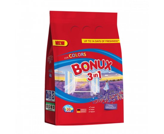 BONUX PRASOK COLOR CARING LAVENDER 20 PD/1.5KG BONUX PRASOK COLOR CARING LAVENDER 20 PD/1.5KG