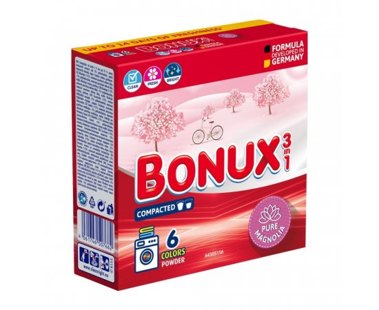 BONUX PRASOK FAREBNA MAGNOLIA 6 PD / 0,39 KG