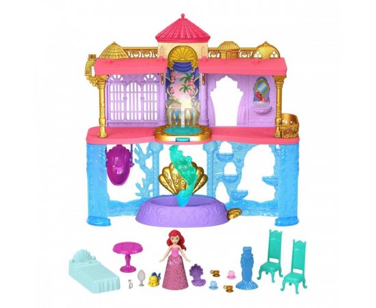 MATTEL DISNEY PRINCESS MALA BABIKA ARIEL A KRALOVSKY ZAMOK /25HLW95/