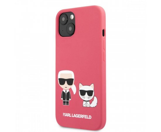 KARL LAGERFELD KLHCP13MSSKCP PRE IPHONE 13 CHOUP. LIQ.SILIC. ZADNY KRYT RED